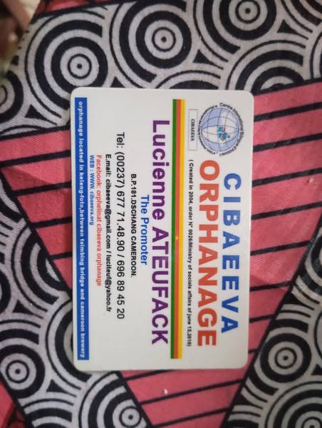 image Mise à jour importante : contact de l’orphelinat CIBAEEVA rétabli